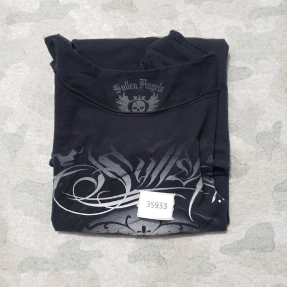 Sullen Angels Tank Top Womens Small Black Pullover Sleeveless - Picture 9 of 9
